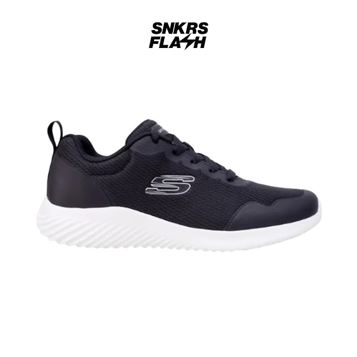SKECHERS BOUNDER ARKADIA BLACK WHITE - Size 43