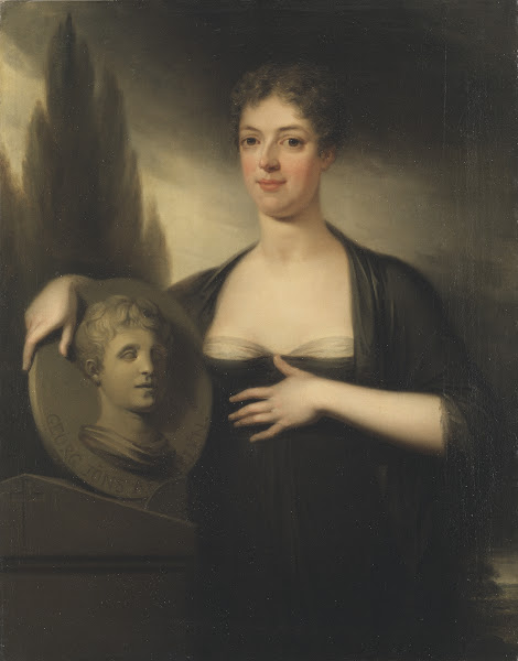 Porträtt av Christina Maria von Hermanson 1768 1810 1810