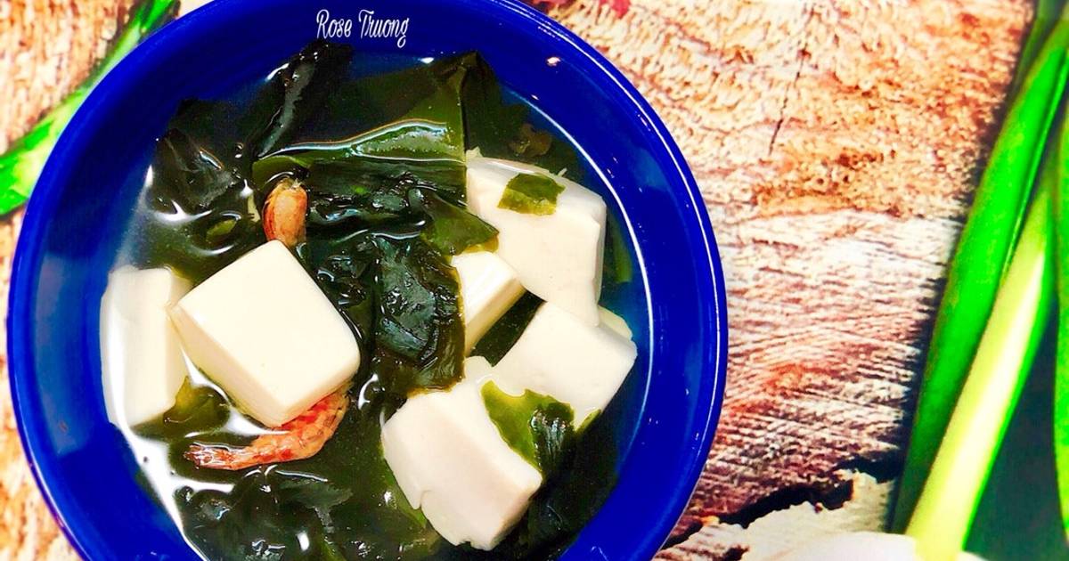 Canh Rong Biển Nấu Đậu Hủ Non