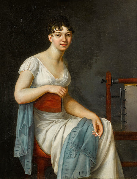 Portrait Of A Young Woman At A Loom 1807