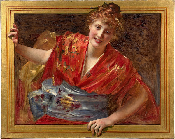 The beauty in the kimono 1890