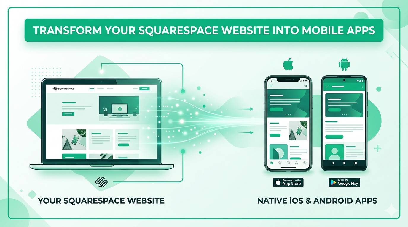 Convert Your Squarespace Store Into an Android & iOS App in 1 Click