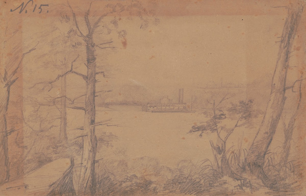 Tennessee River near Florence Alabama 1862 1862