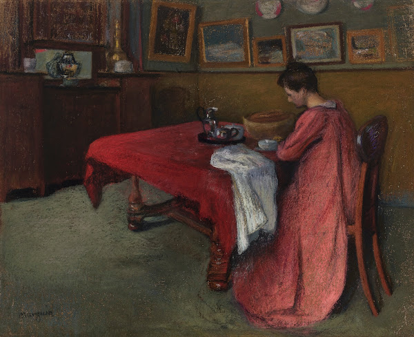 La robe de chambre rouge 1902