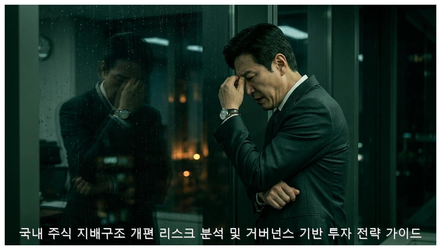 국내 주식 지배구조 개편 리스크 분석 및 거버넌스 기반 투자 전략 가이드 핵심 안내 및 분석 인포그래픽 (2)