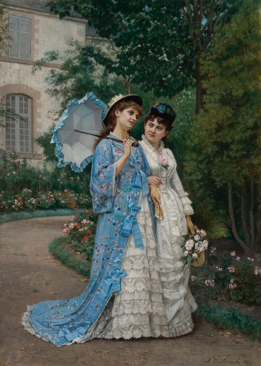 A Garden Stroll 1877