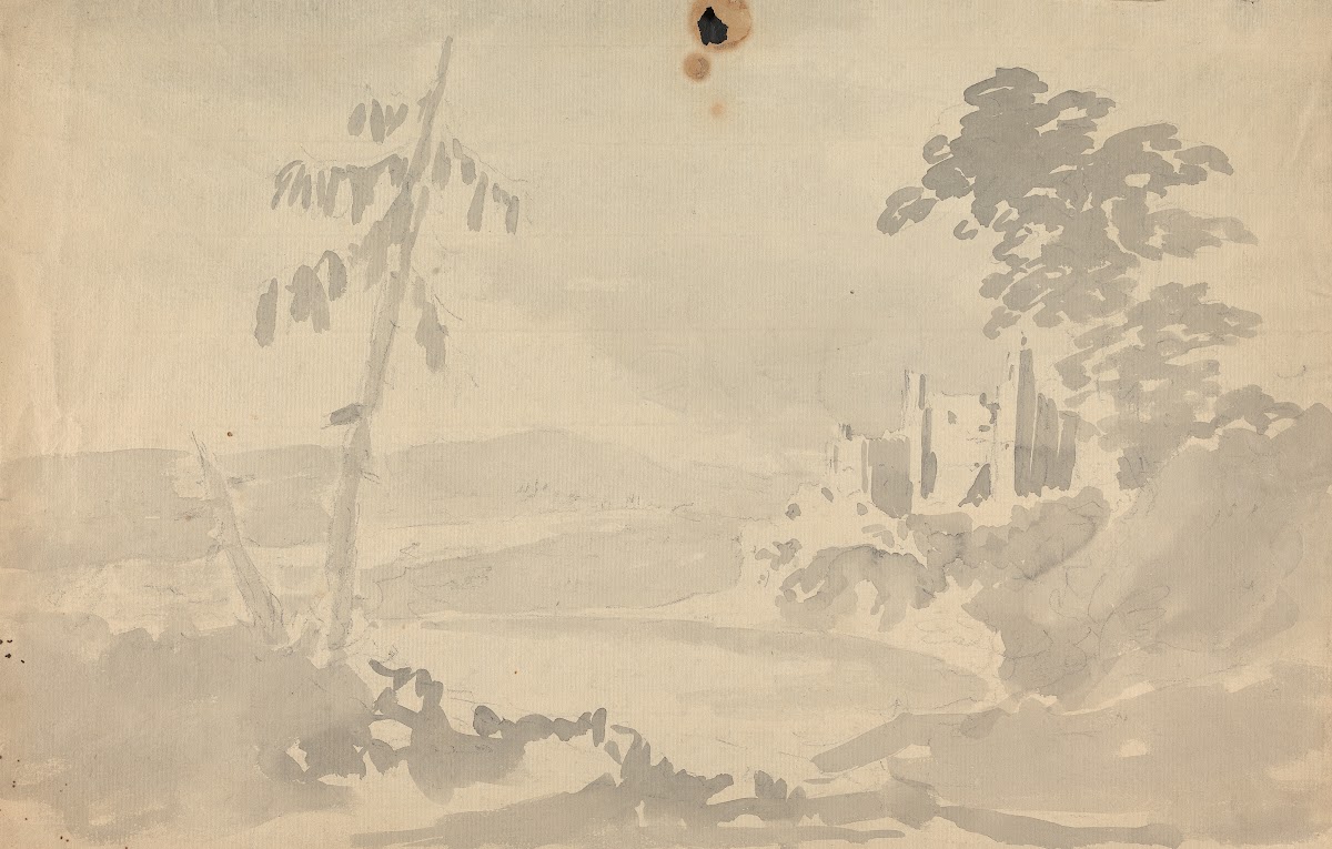 Landscape with Castle and River between 1762 and 1783