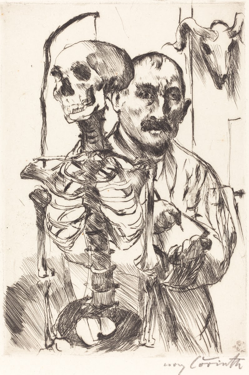 The Artist and Death  II Der Künstler und der Tod II 1916