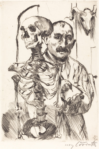 The Artist and Death  II Der Künstler und der Tod II 1916