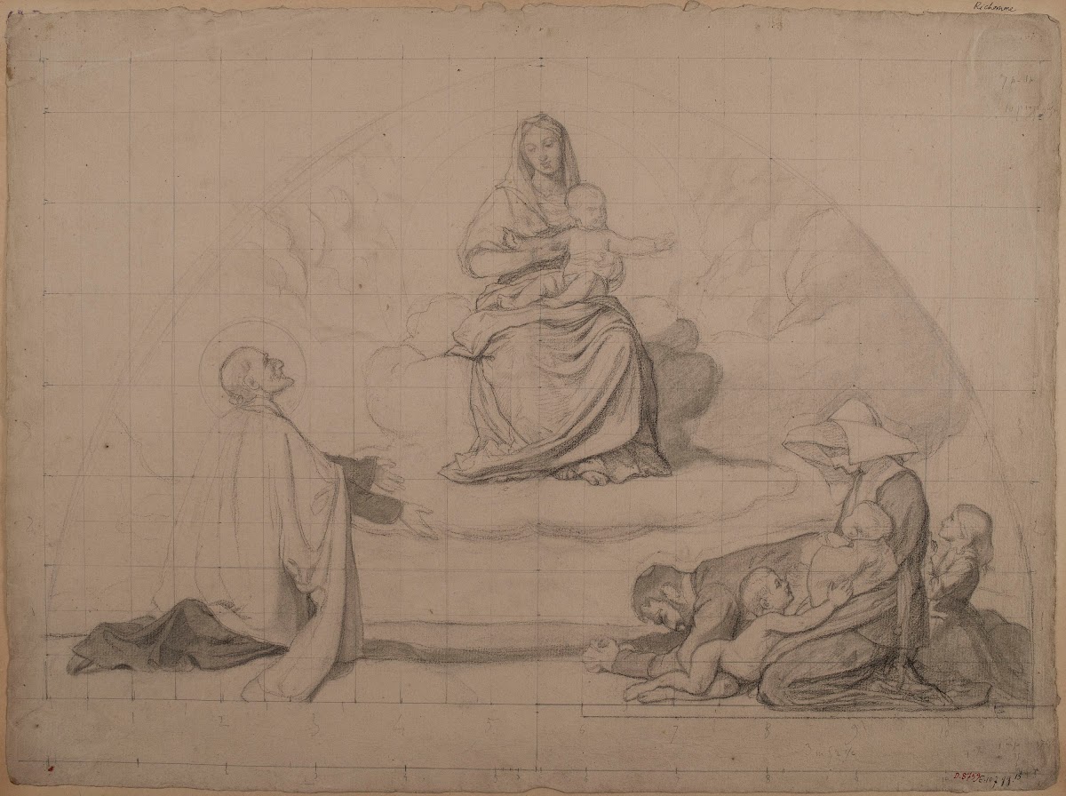 Étude densemble pour la troisième composition destinée à Saint Séverin