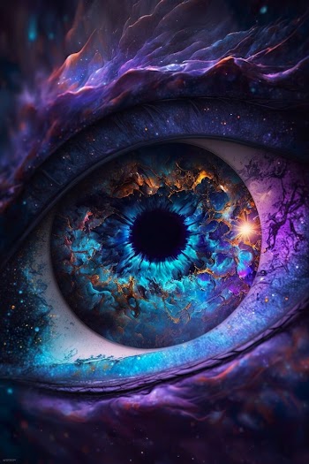 Colorful Eye Art Picture