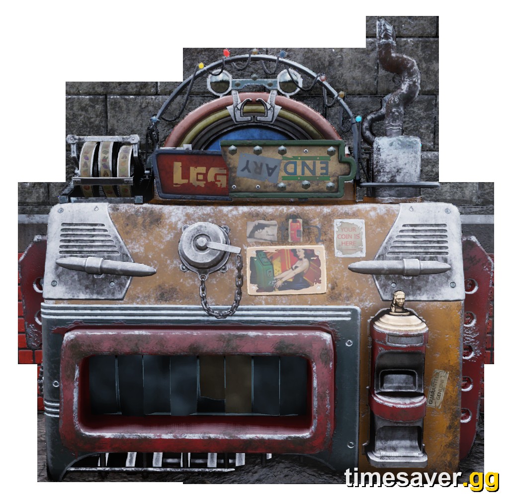 Fallout 76 Legendary Exchange Machine at a train station