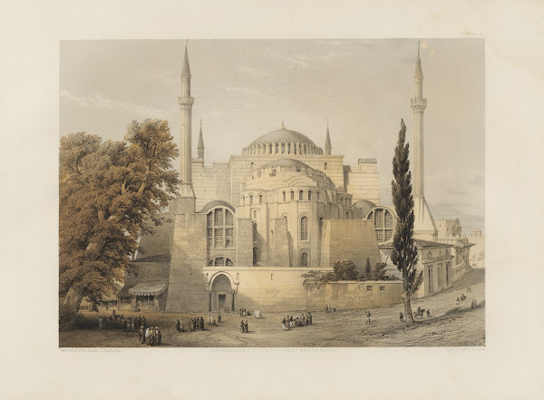 Aya Sofia Constantinople as recently restored by order of H M the sultan Abdul M