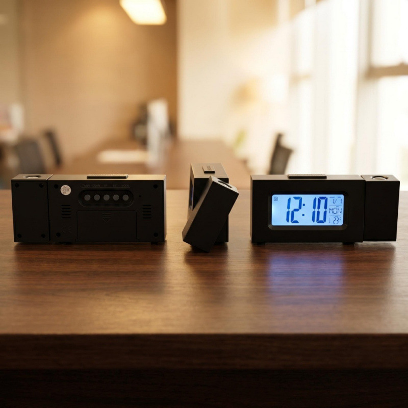 Mini Projection Alarm Clock with LCD Display