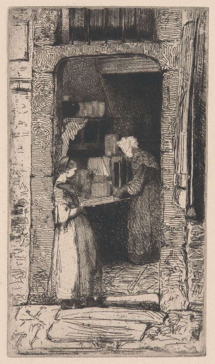 The Mustard Vendor La Marchande de Moutarde ca 1856