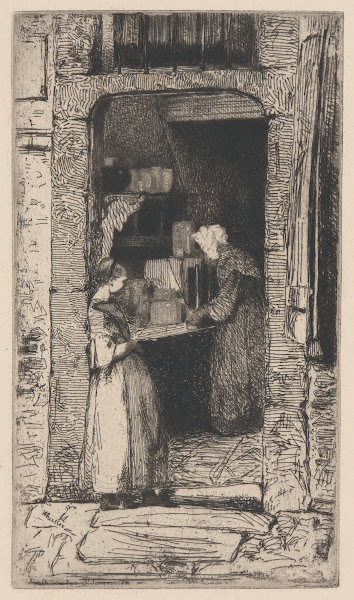 The Mustard Vendor La Marchande de Moutarde ca 1856