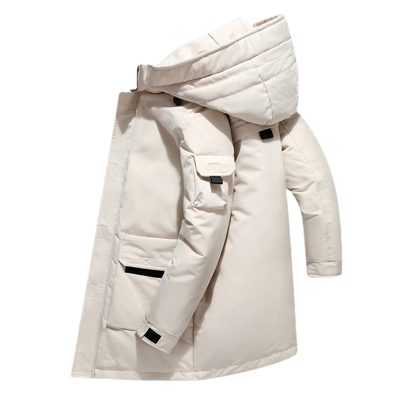 Insulated Men's Down Jacket in Parka Style