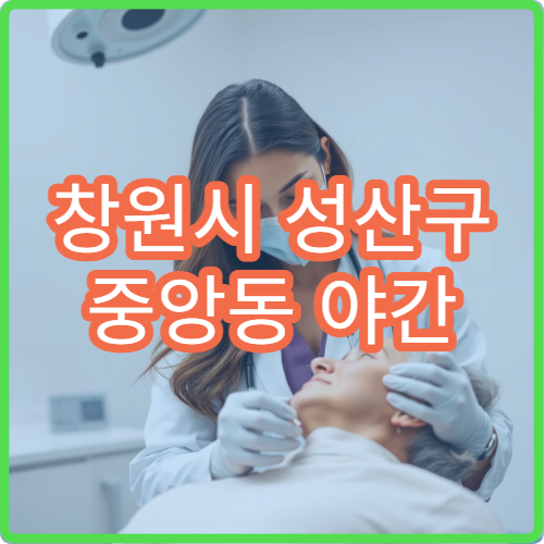 창원시 성산구 중앙동 야간 정형외과 목통증 팔저림 진료
