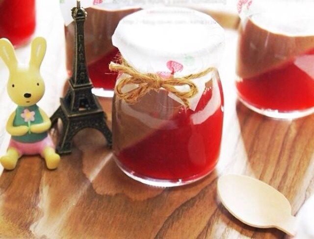 Pudding Thạch Dâu Tây