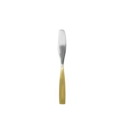 Cuchillo para untar de acero inoxidable Our Table™ Beckett color oro