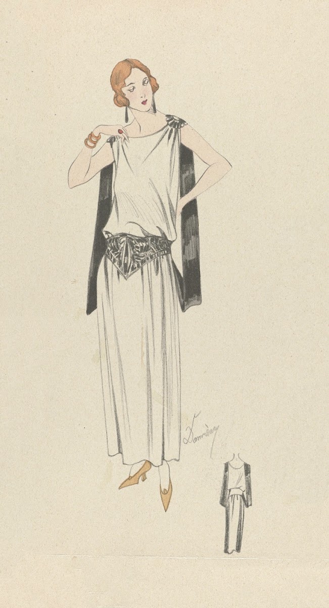 Woman in White Dress 1921