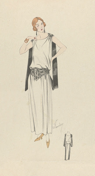 Woman in White Dress 1921