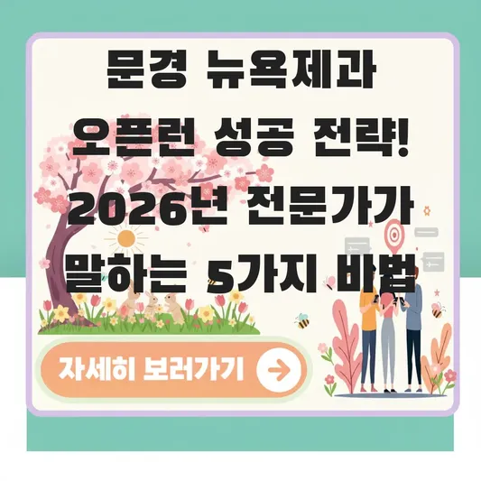 문경 뉴욕제과 오픈런 성공 전략
