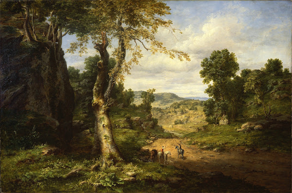 View in Berkshire County Massachusetts Clearing Off after a September Storm 1849