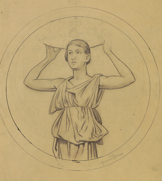 Woman with a basket on her head 1880   1920