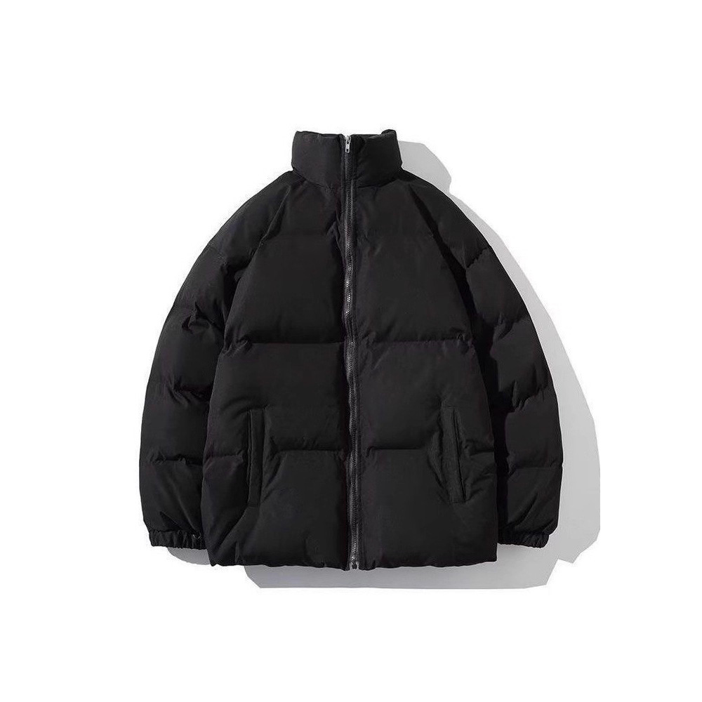Padded men's jacket with stand-up collar