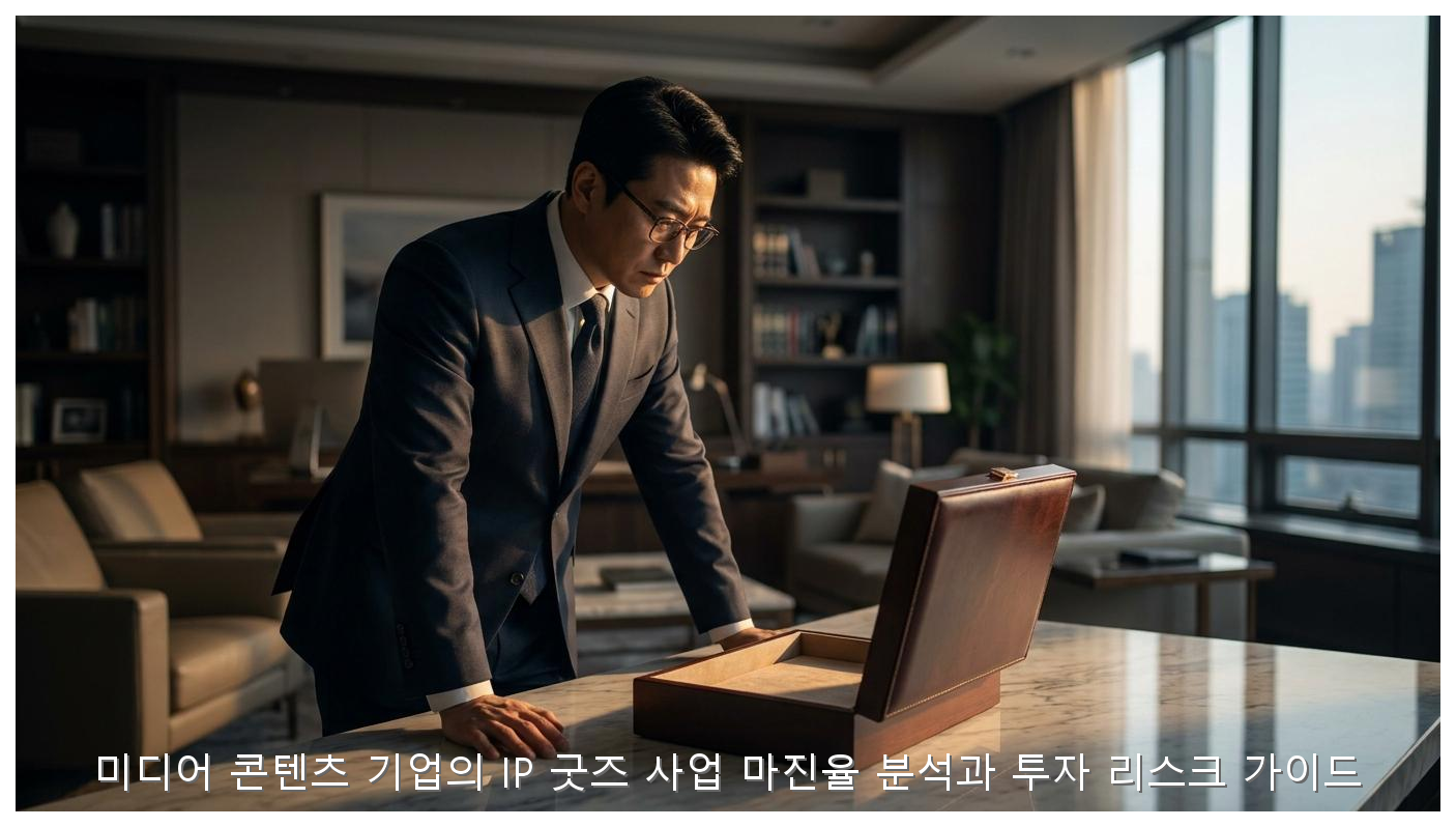 미디어 콘텐츠 기업의 IP 굿즈 사업 마진율 분석과 투자 리스크 가이드 핵심 안내 및 분석 인포그래픽 (2)