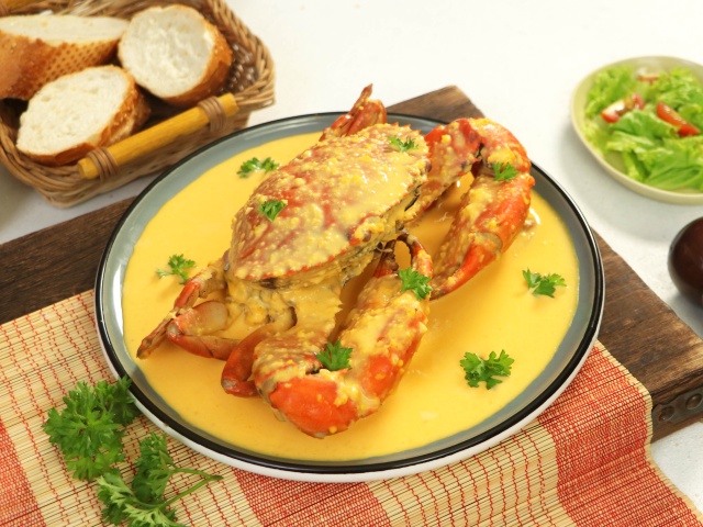 Cua Sốt Trứng Muối