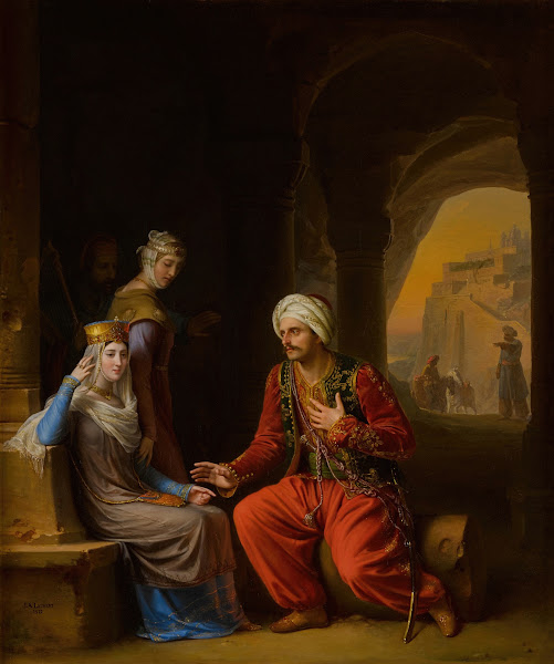 Entrevue dÉléonorede Guyenne avec le Sultan dIconie 1822