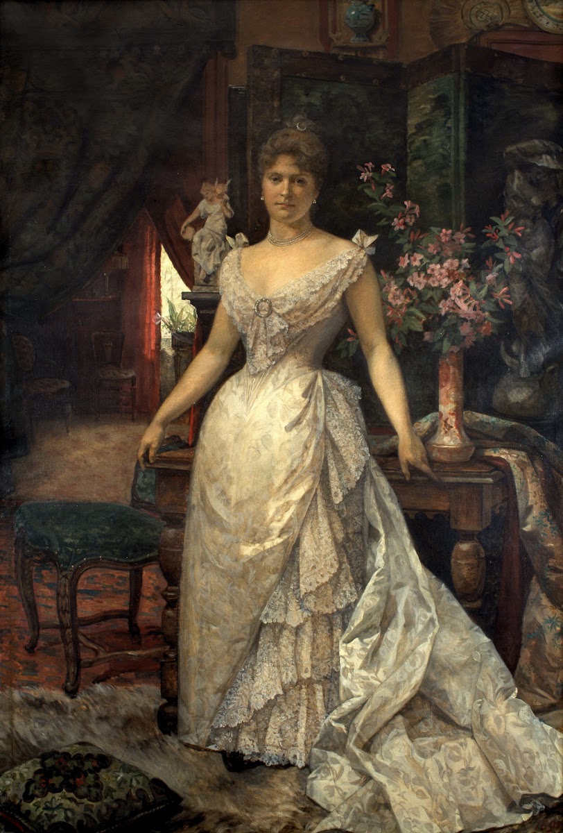 Portrait of Adelaide Lefebvre the Artists Wife 19th century