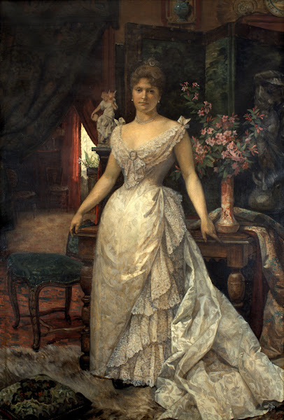 Portrait of Adelaide Lefebvre the Artists Wife 19th century