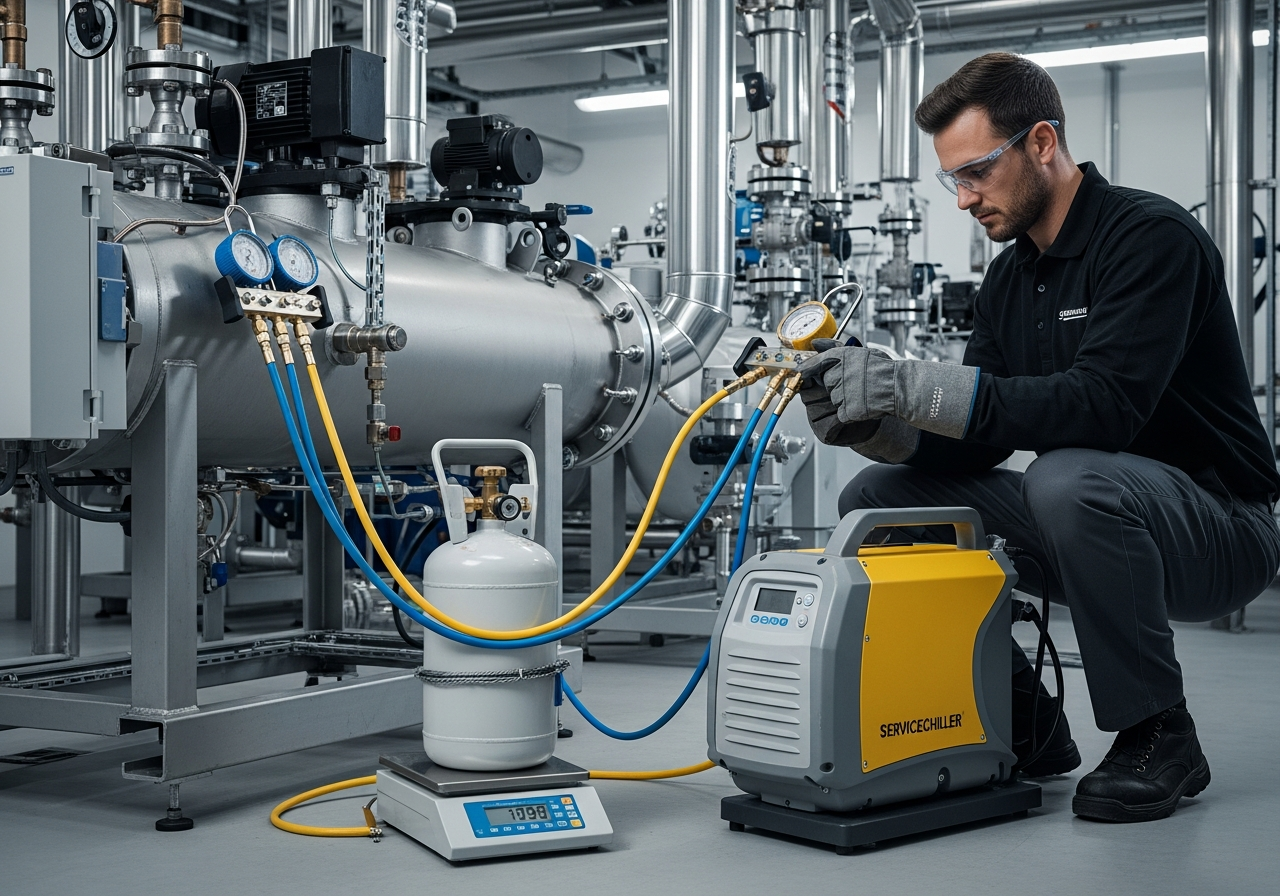 Prosedur Evakuasi Freon Chiller Standar KLHK