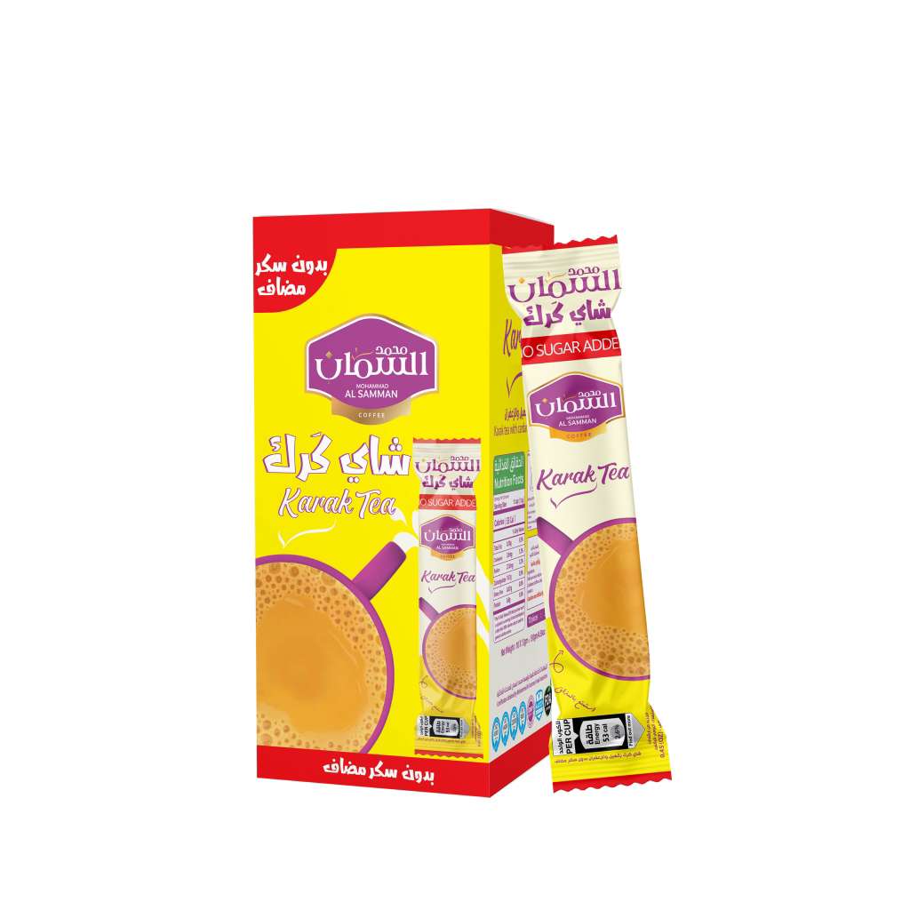 Al-Samman Karak Tea No Sugar 12X10pcsX13G