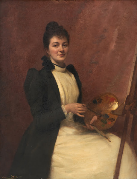 Femme Peintre 1890