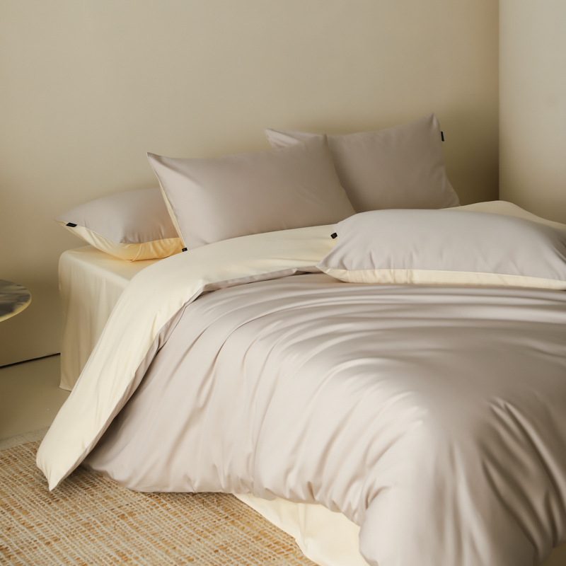 Long-staple Cotton Bedding, 4-piece, Satin Weave