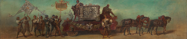 Entwurf zum Festzug 1879  Die Schlosser 1879