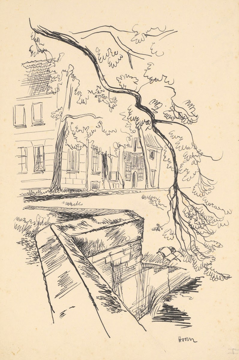 Gezicht te Hoorn 1950 1970