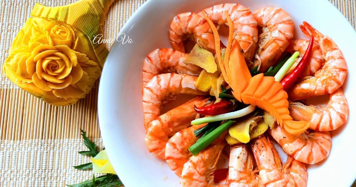 Tôm hấp bia