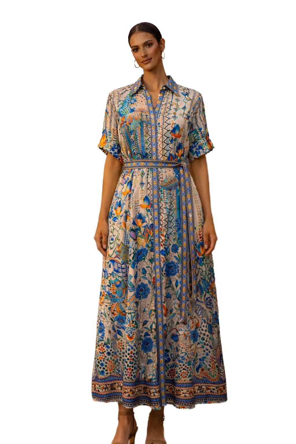 Cobalt Tapestry Dress