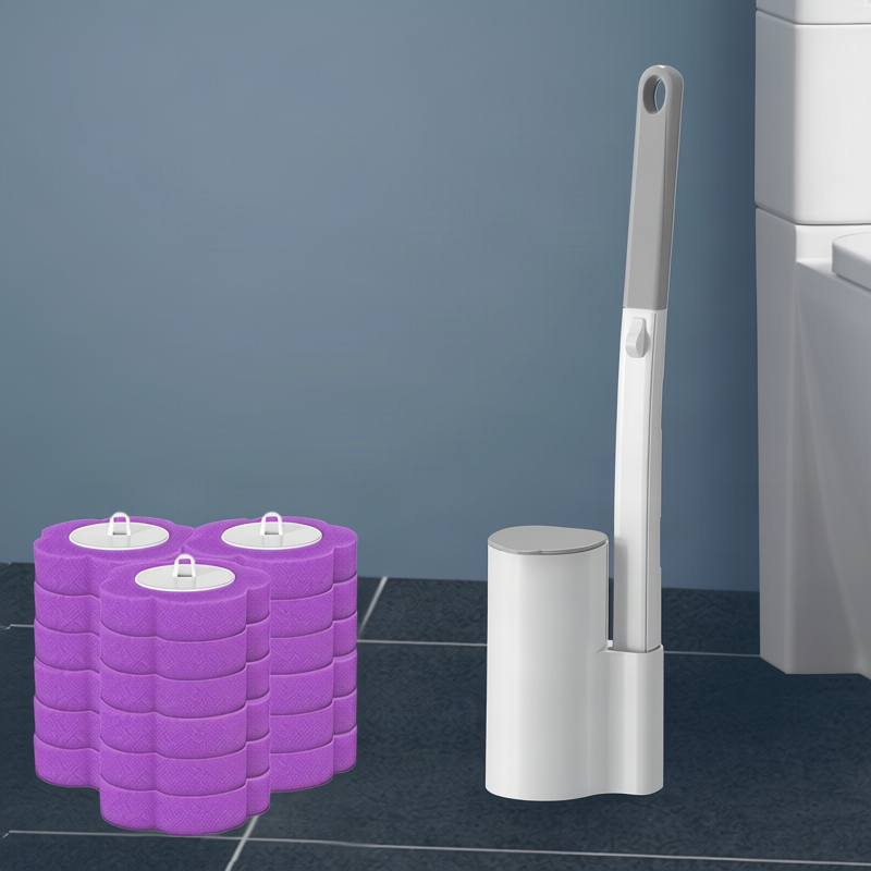 Einweg-Toilettenbürste mit Wechselköpfen