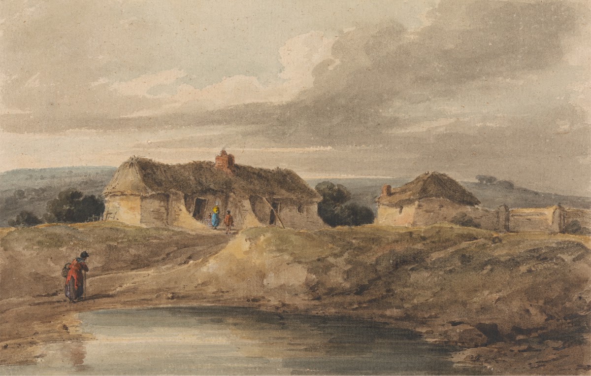 Landscape with Thatched Buildings 1809
