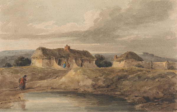 Landscape with Thatched Buildings 1809