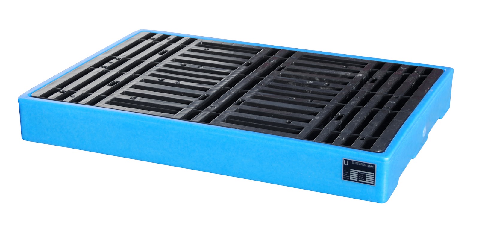 GREEN-LINE PE-Bodembeschermbak BWP-PE 150, van robuust polyethyleen, blauw