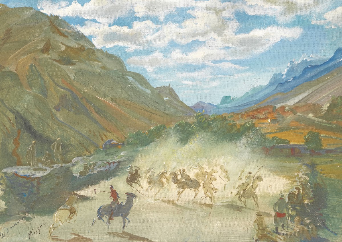 Polo Game At Misgar 1931