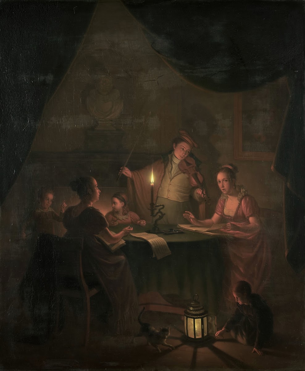 A Musical Party by Candlelight 1786   1820