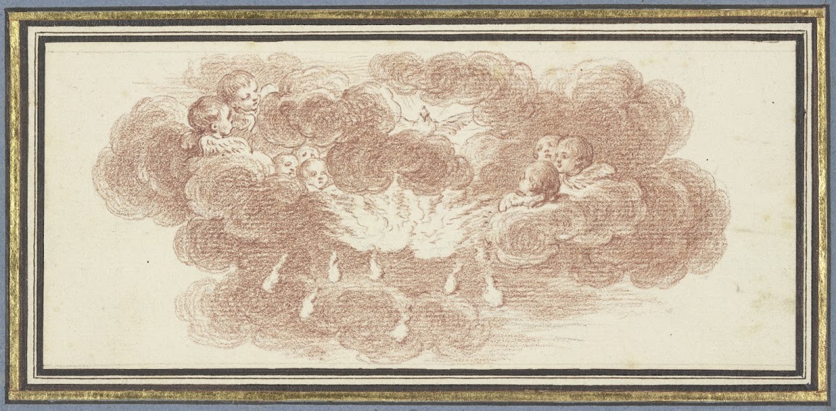 Der Heilige Geist von Engeln umgeben ca 1767  1776